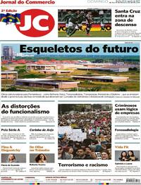 Capa do jornal Jornal do Commercio 20/08/2017