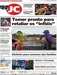 Capa do jornal Jornal do Commercio 23/10/2017