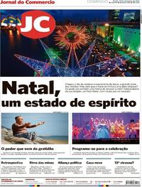 Capa do jornal Jornal do Commercio 24/12/2017