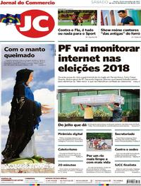 Capa do jornal Jornal do Commercio 25/11/2017