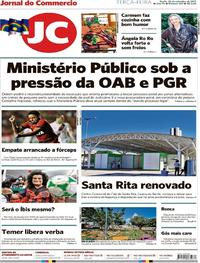 Capa do jornal Jornal do Commercio 26/09/2017