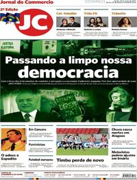 Capa do jornal Jornal do Commercio 28/05/2017