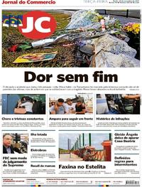 Capa do jornal Jornal do Commercio 28/11/2017
