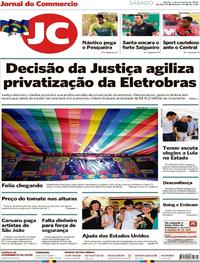 Capa do jornal Jornal do Commercio 03/02/2018