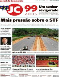 Capa do jornal Jornal do Commercio 03/04/2018
