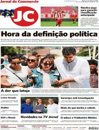 Capa do jornal Jornal do Commercio 04/08/2018