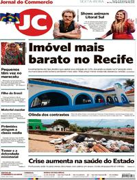 Capa do jornal Jornal do Commercio 05/01/2018
