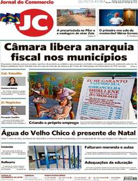 Capa do jornal Jornal do Commercio 06/12/2018