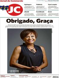 Capa do jornal Jornal do Commercio 09/09/2018
