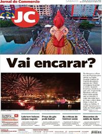 Capa do jornal Jornal do Commercio 10/02/2018