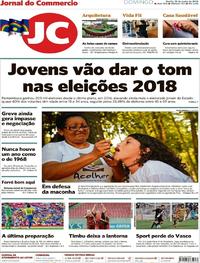 Capa do jornal Jornal do Commercio 10/06/2018