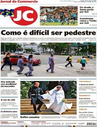 Capa do jornal Jornal do Commercio 20/05/2018