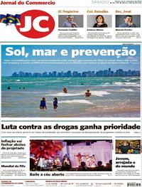 Capa do jornal Jornal do Commercio 22/12/2018