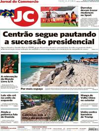 Capa do jornal Jornal do Commercio 24/07/2018