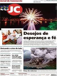 Capa do jornal Jornal do Commercio 25/12/2018
