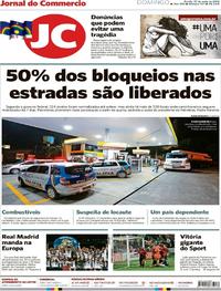 Capa do jornal Jornal do Commercio 27/05/2018