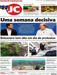 Capa do jornal Jornal do Commercio 30/09/2018