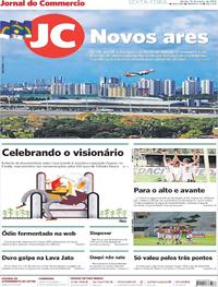 Capa do jornal Jornal do Commercio 03/04/2019