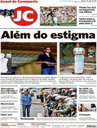 Capa do jornal Jornal do Commercio 05/05/2019