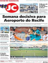 Capa do jornal Jornal do Commercio 11/03/2019