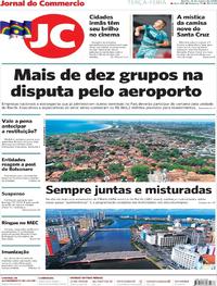 Capa do jornal Jornal do Commercio 12/03/2019