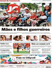 Capa do jornal Jornal do Commercio 12/05/2019