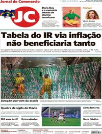 Capa do jornal Jornal do Commercio 14/05/2019