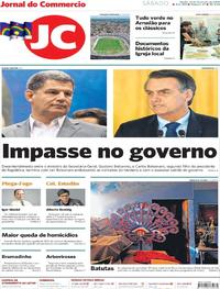 Capa do jornal Jornal do Commercio 16/02/2019