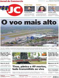 Capa do jornal Jornal do Commercio 16/03/2019