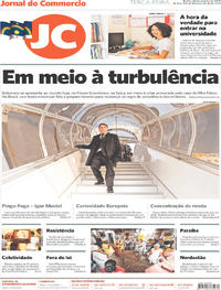 Capa do jornal Jornal do Commercio 22/01/2019