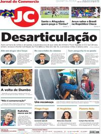 Capa do jornal Jornal do Commercio 27/03/2019