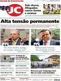 Capa do jornal Jornal do Commercio 28/03/2019