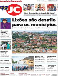 Capa do jornal Jornal do Commercio 30/03/2019