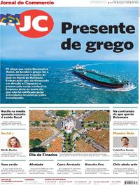 Capa do jornal Jornal do Commercio 02/11/2019