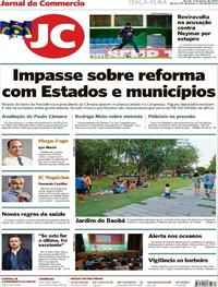Capa do jornal Jornal do Commercio 04/06/2019