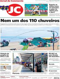 Capa do jornal Jornal do Commercio 04/10/2019