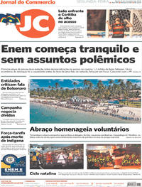 Capa do jornal Jornal do Commercio 04/11/2019