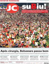 Capa do jornal Jornal do Commercio 09/09/2019