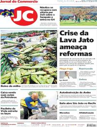 Capa do jornal Jornal do Commercio 11/06/2019