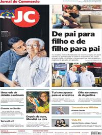 Capa do jornal Jornal do Commercio 11/08/2019