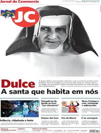 Capa do jornal Jornal do Commercio 13/10/2019