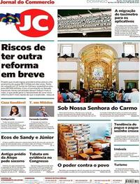 Capa do jornal Jornal do Commercio 14/07/2019