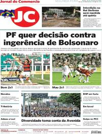 Capa do jornal Jornal do Commercio 16/09/2019
