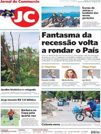 Capa do jornal Jornal do Commercio 17/05/2019