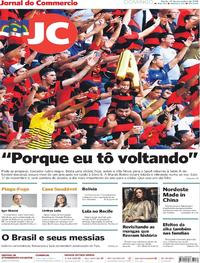 Capa do jornal Jornal do Commercio 17/11/2019
