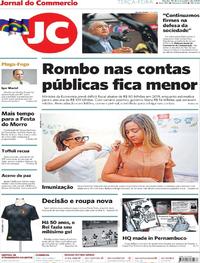Capa do jornal Jornal do Commercio 19/11/2019