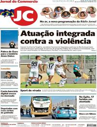 Capa do jornal Jornal do Commercio 20/05/2019