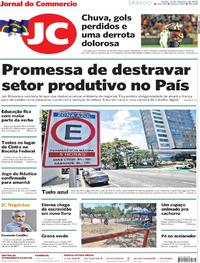 Capa do jornal Jornal do Commercio 21/09/2019