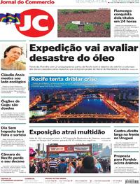 Capa do jornal Jornal do Commercio 25/11/2019