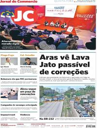 Capa do jornal Jornal do Commercio 26/09/2019